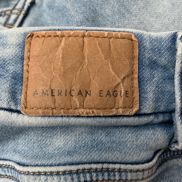 American Eagle Curvy High Rise Jegging Women's 8R Next Level Stretch Distressed - Picture 6 of 14